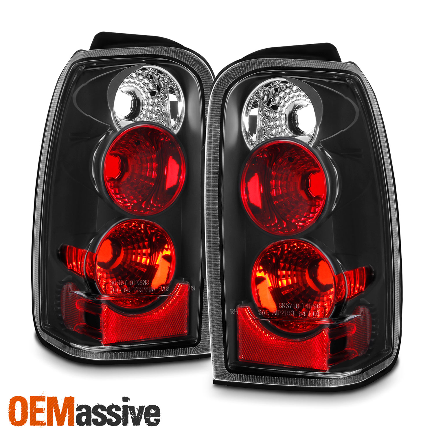 Black Headlights Corner Signal Red LED Tail Lights For 96 97 98 Toyota 4Runner Headlights Car 